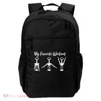 My Favorite Workout Wine Lover Backpack thumb 0