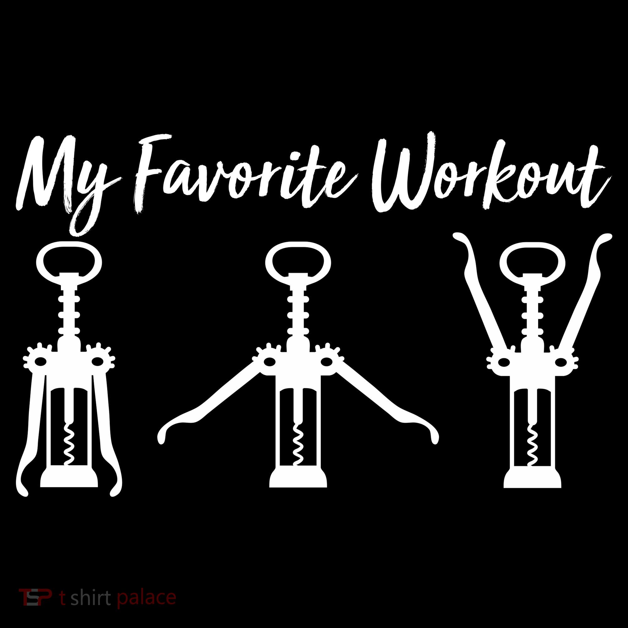 My Favorite Workout Wine Lover Backpack