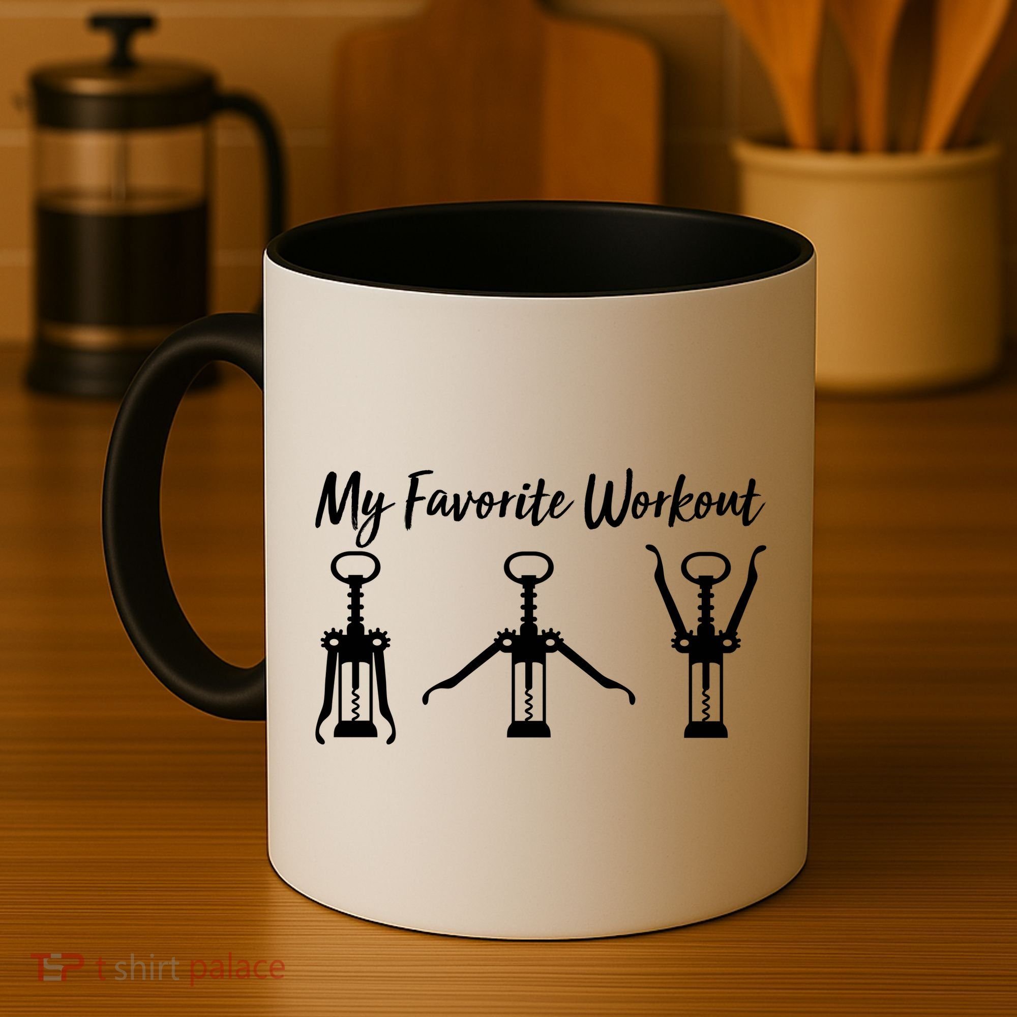 My Favorite Workout Wine Lover Coffee Mug