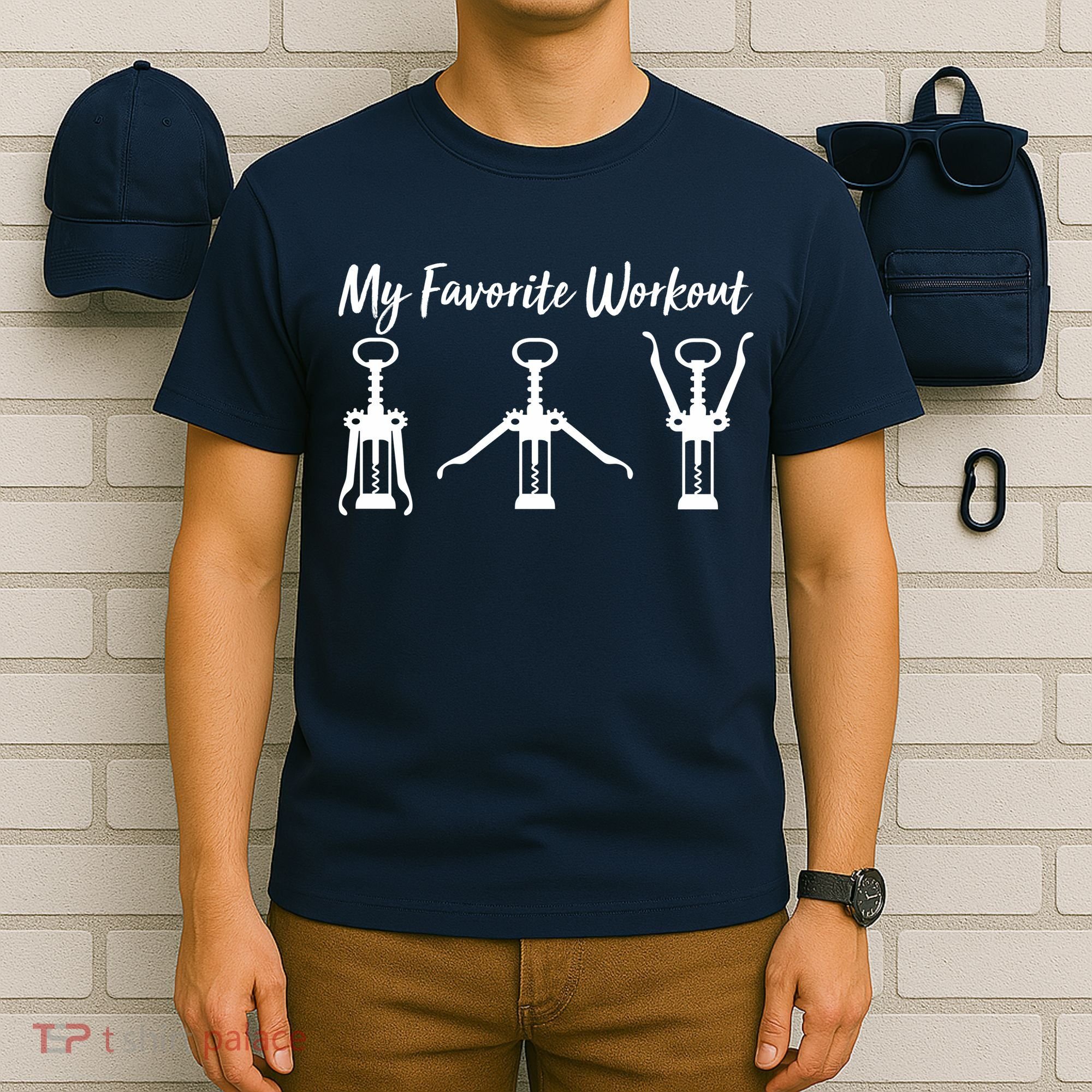 My Favorite Workout Wine Lover T-Shirt