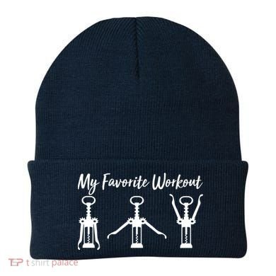 My Favorite Workout Wine Lover Beanie