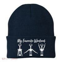 My Favorite Workout Wine Lover Beanie thumb 0
