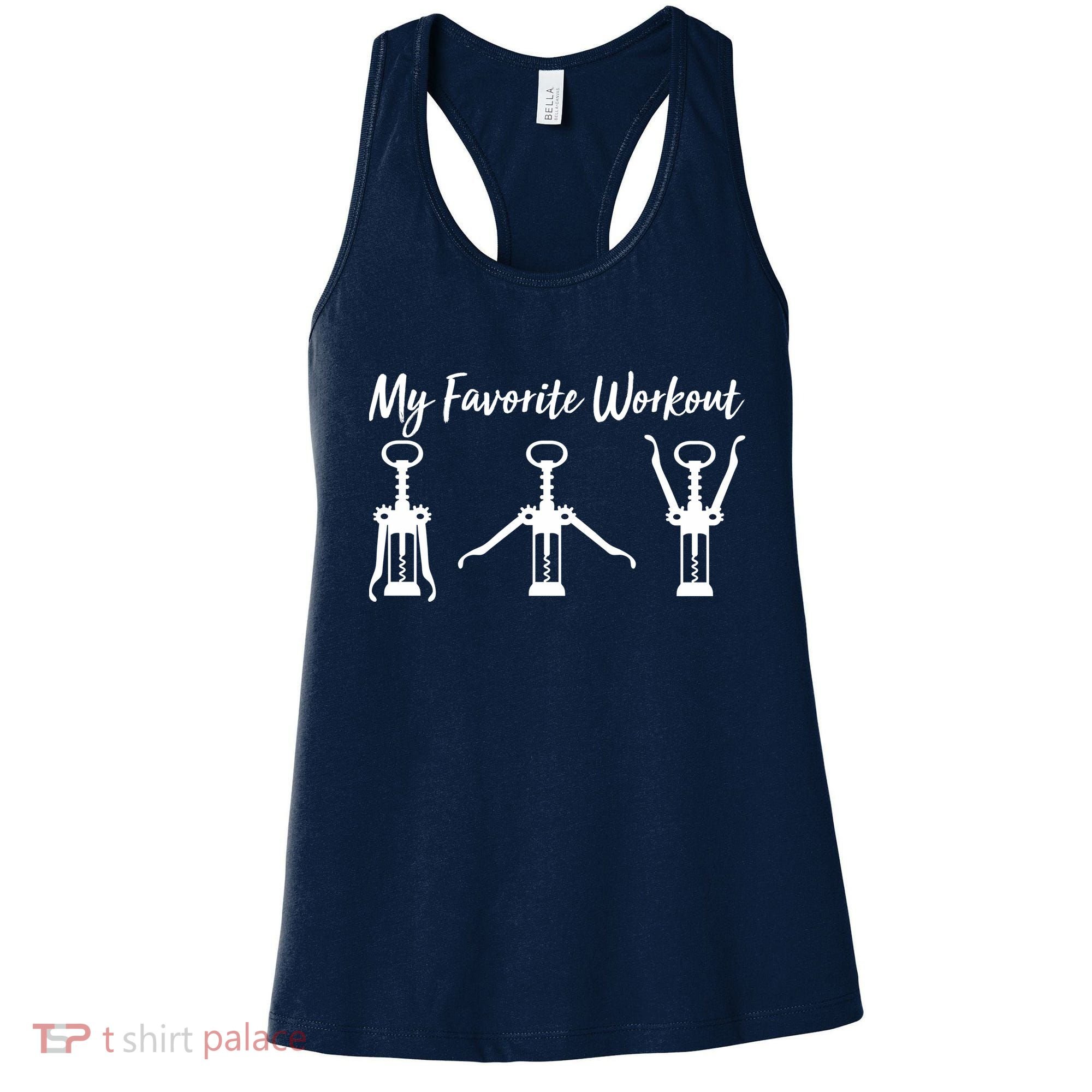 My Favorite Workout Wine Lover Women's Tank Top