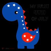 My First 4th of July Cute Dinosaur Coffee Mug thumb 5