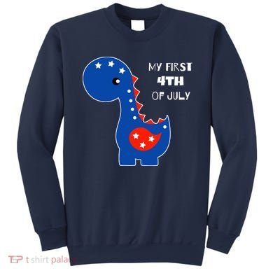 My First 4th of July Cute Dinosaur Sweatshirt