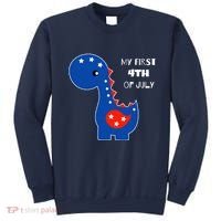 My First 4th of July Cute Dinosaur Sweatshirt thumb 0