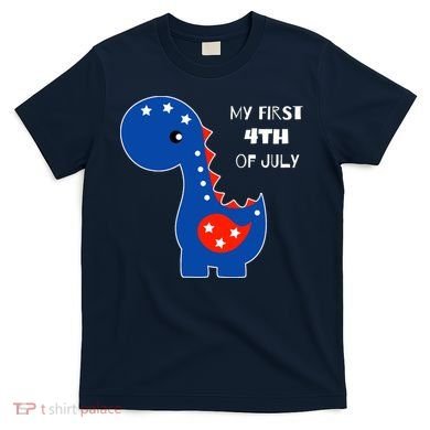 My First 4th of July Cute Dinosaur T-Shirt