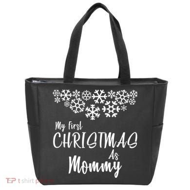 My First Christmas As Mommy Tote Bag