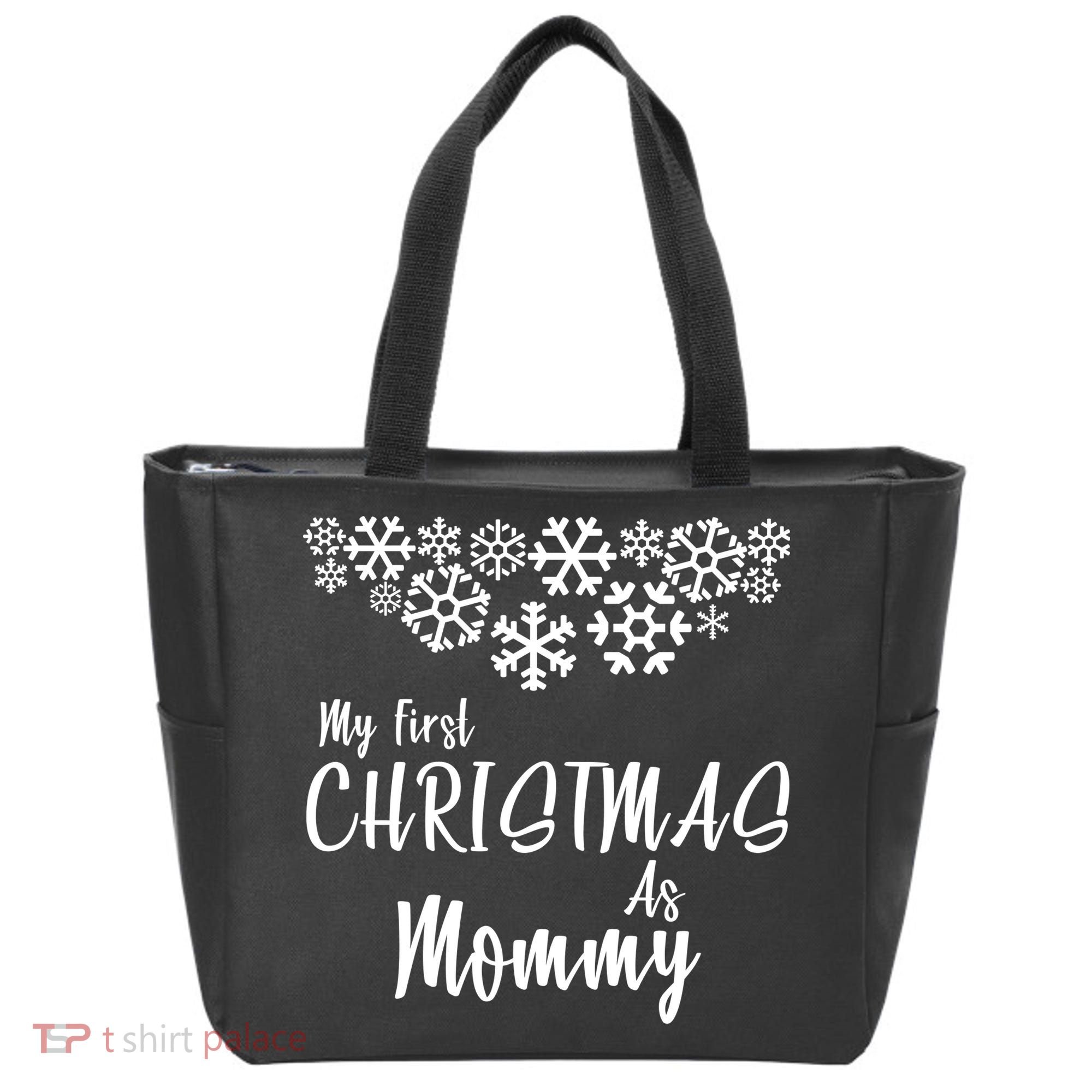 My First Christmas As Mommy Tote Bag
