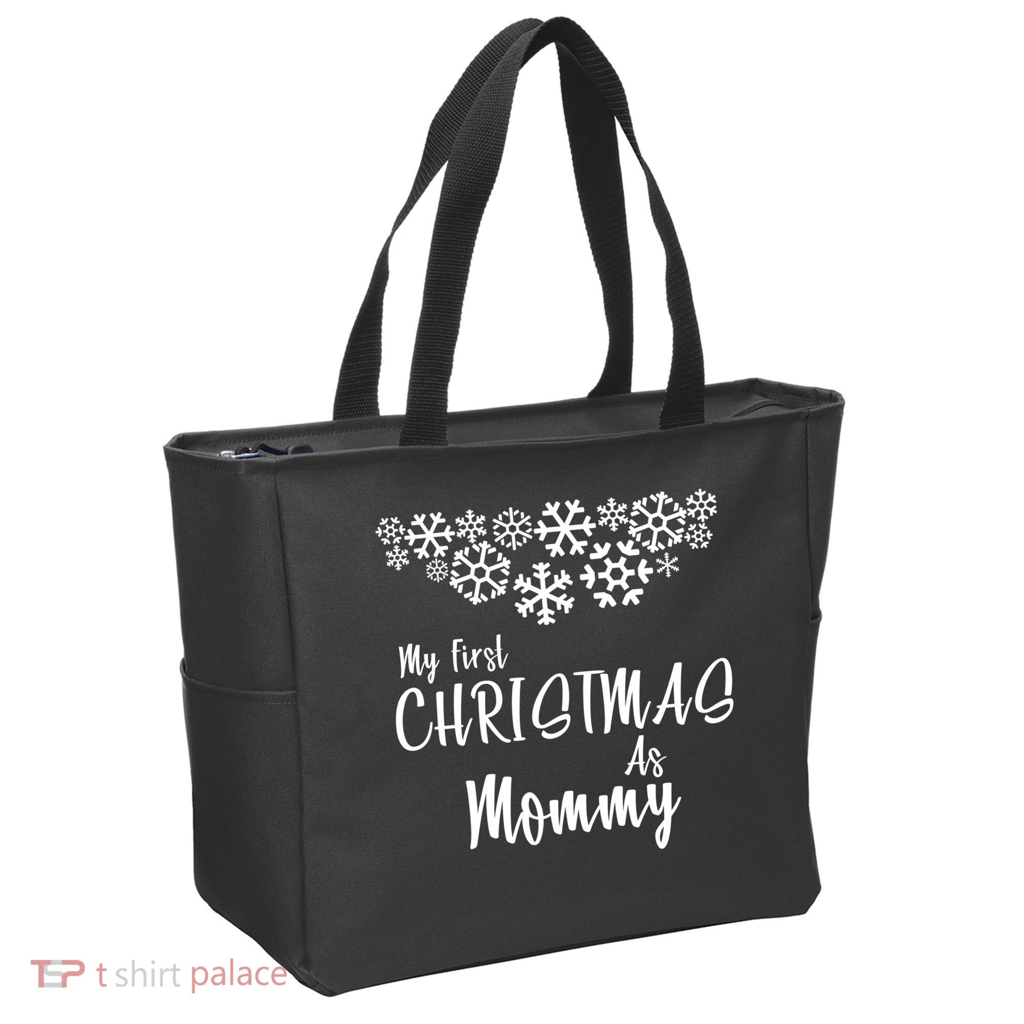 My First Christmas As Mommy Tote Bag