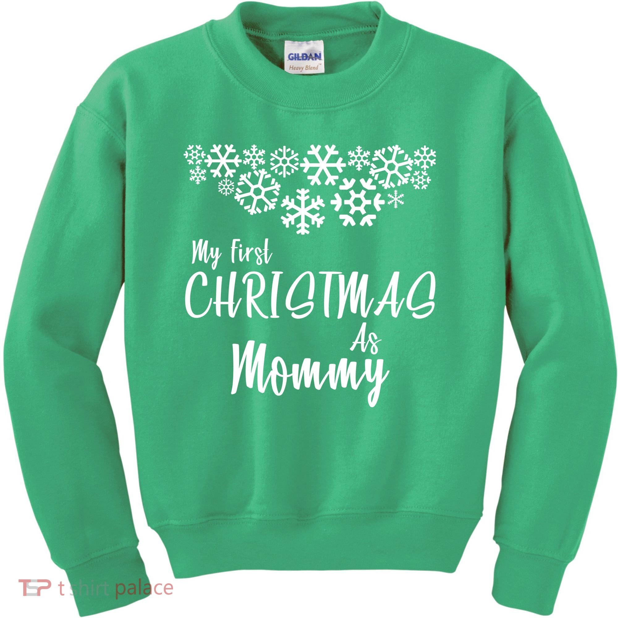 My First Christmas As Mommy Kids Sweatshirt