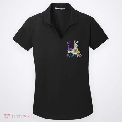 My First Easter Women's Dry Zone Grid Polo