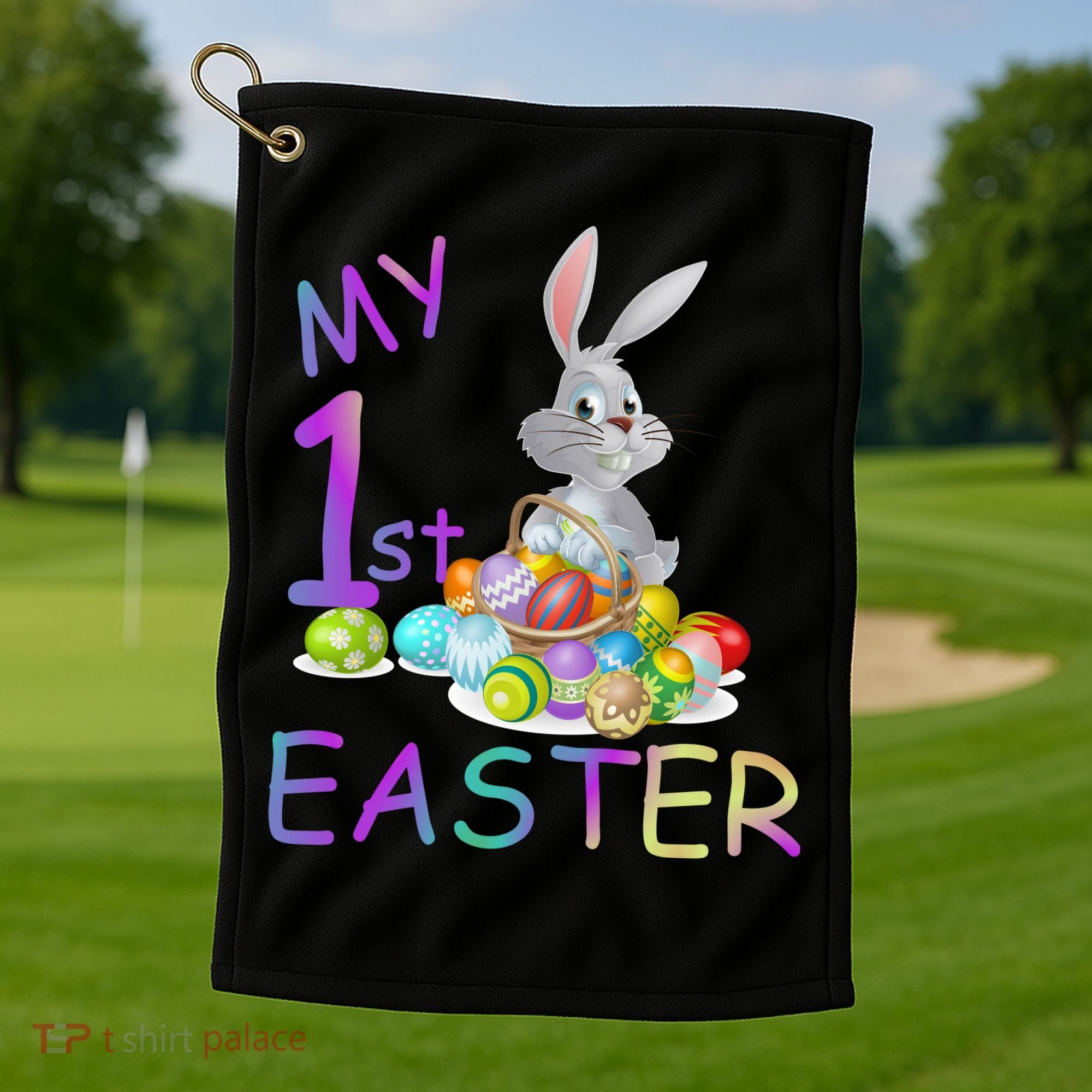 My First Easter Golf Towel