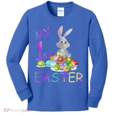 My First Easter Kids Long Sleeve Shirt