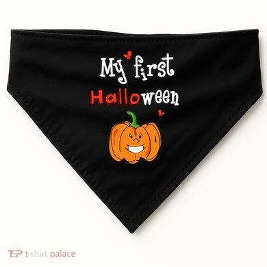My First Halloween USA-Made Doggie Bandana