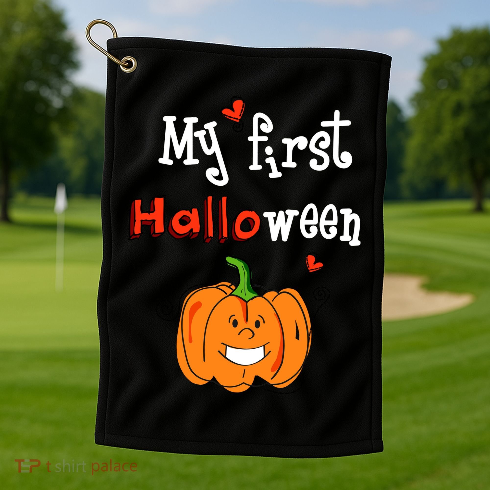 My First Halloween Golf Towel