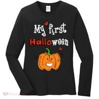 My First Halloween Women's Long Sleeve Shirt thumb 0
