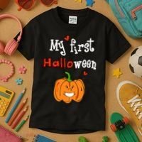 My First Halloween Kids T-Shirt thumb 3