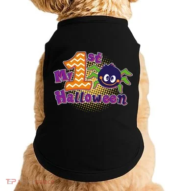 My First Halloween Cute Spider Doggie Tank