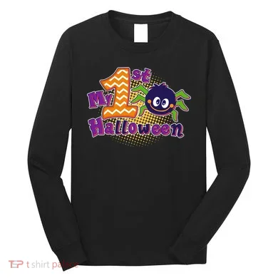 My First Halloween Cute Spider Long Sleeve Shirt