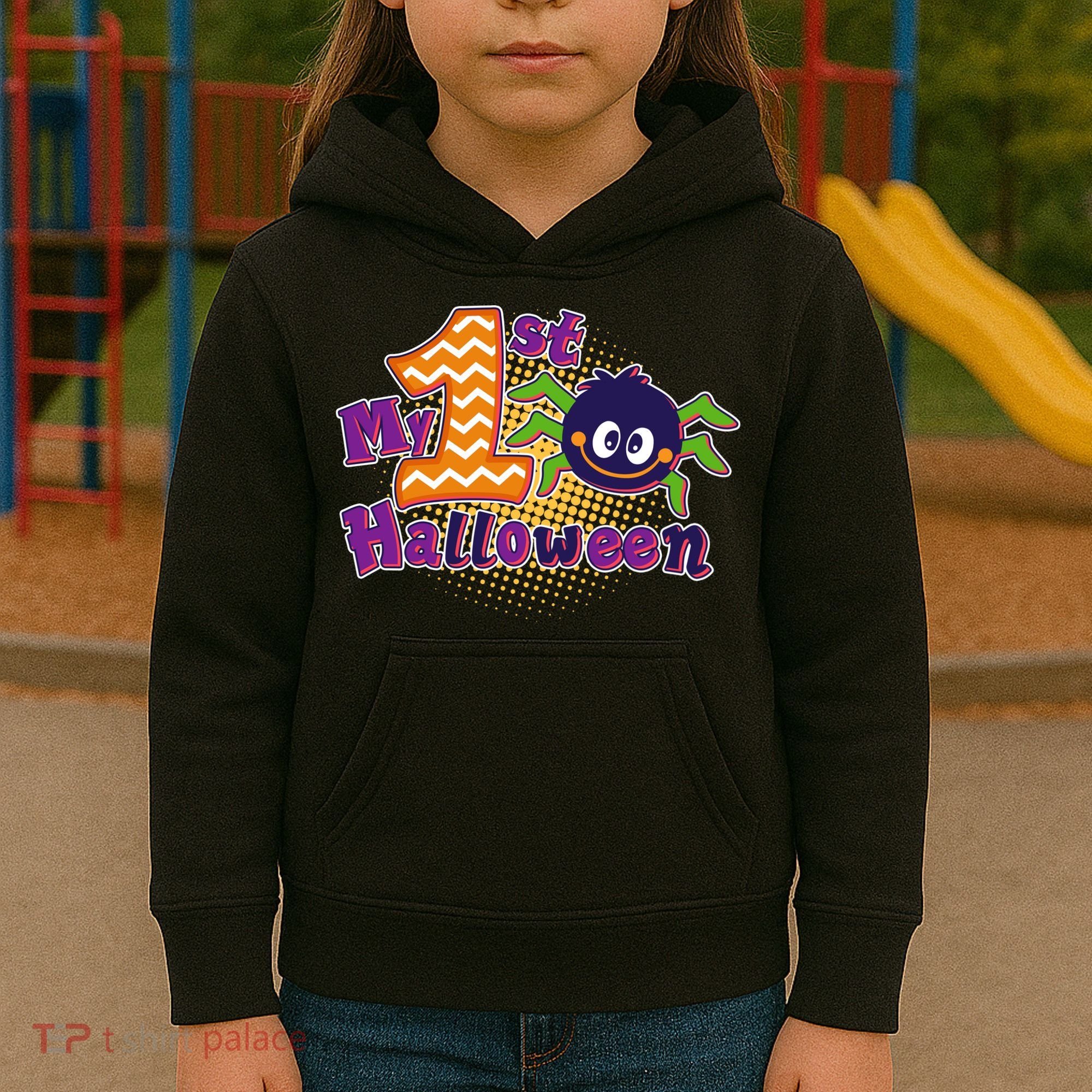 My First Halloween Cute Spider Kids Hoodie