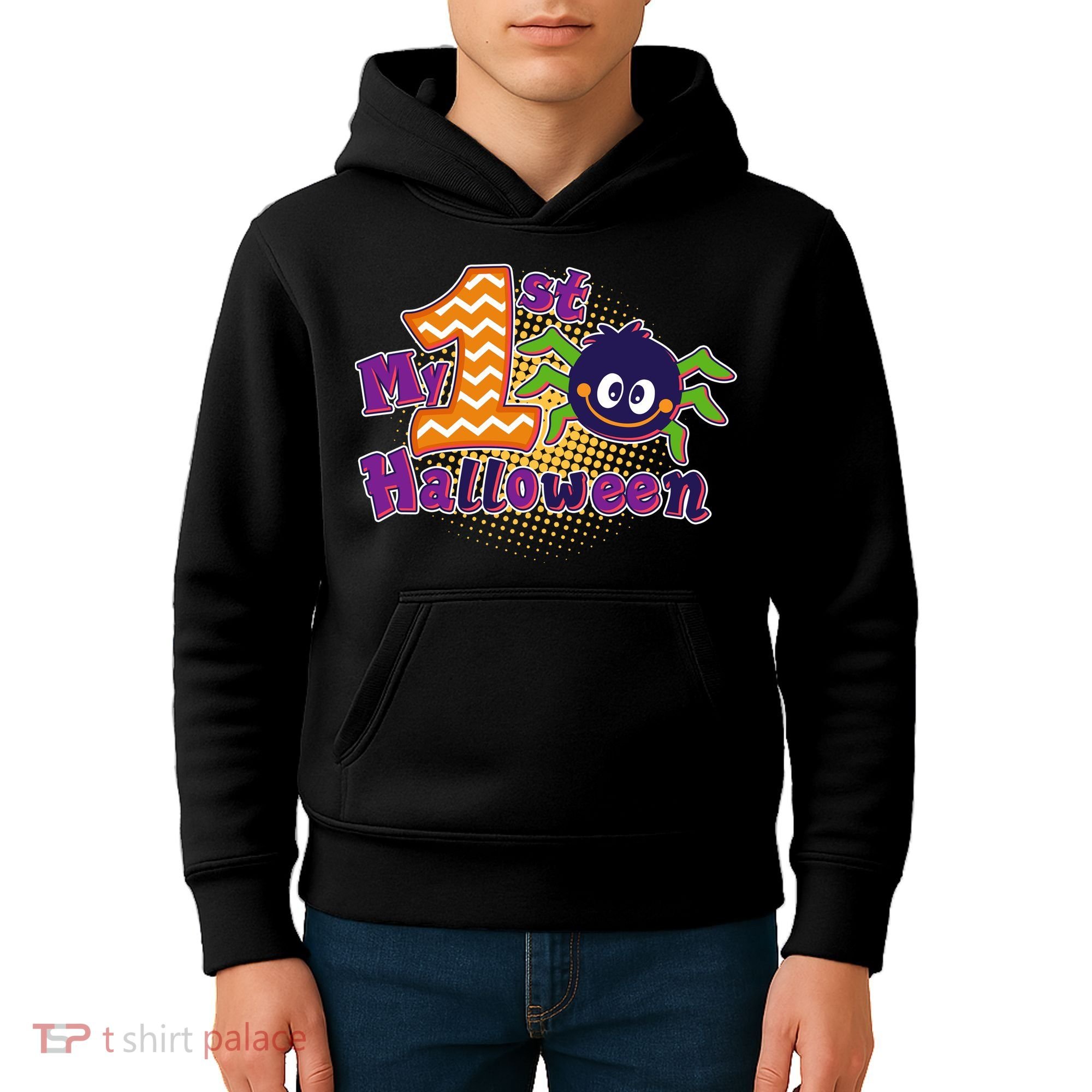 My First Halloween Cute Spider Kids Hoodie
