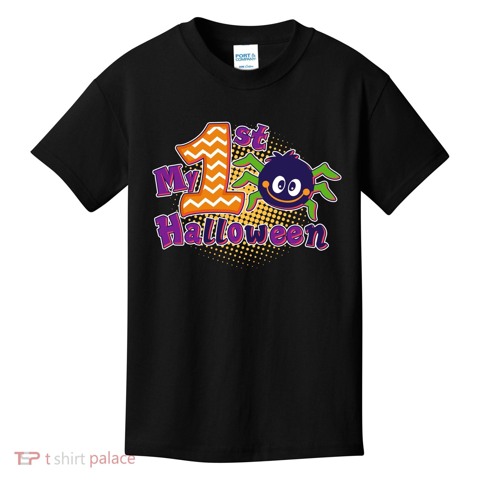 My First Halloween Cute Spider Kids T-Shirt