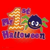 My First Halloween Cute Spider Santa Hat thumb 1