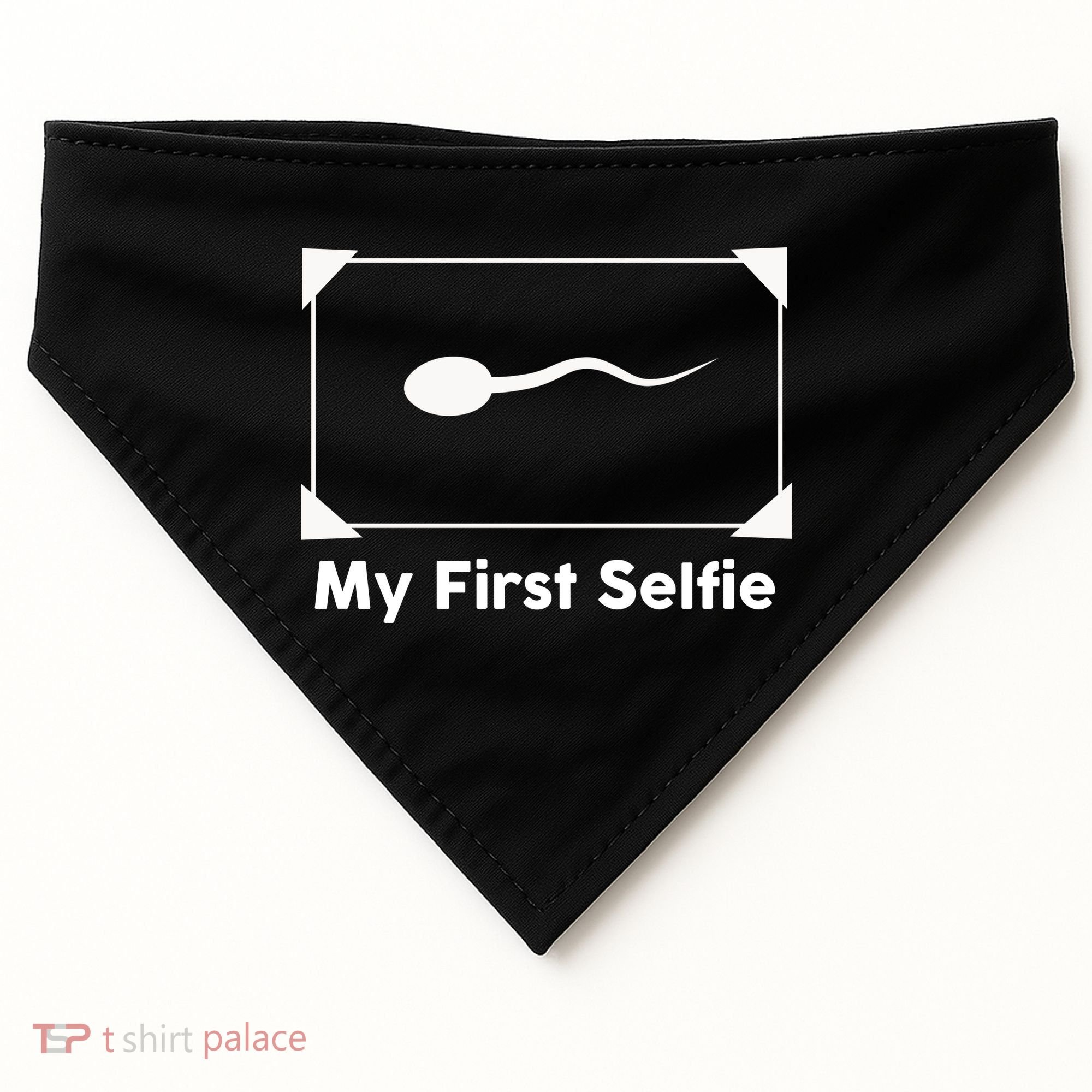 My First Selfie Funny Parody USA-Made Doggie Bandana