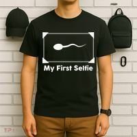 My First Selfie Funny Parody T-Shirt thumb 6