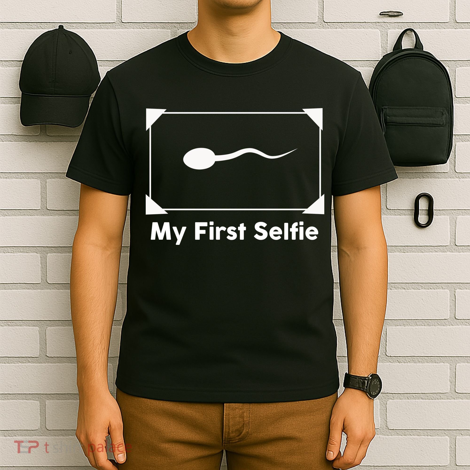 My First Selfie Funny Parody T-Shirt