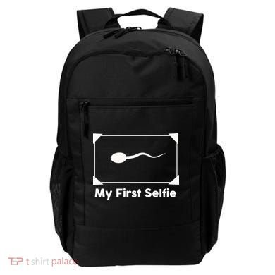 My First Selfie Funny Parody Backpack