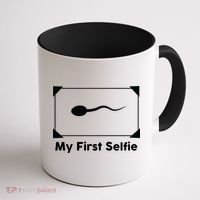 My First Selfie Funny Parody Coffee Mug thumb 1