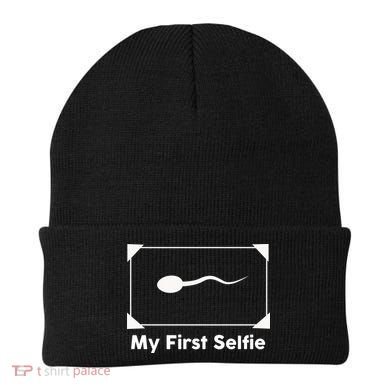 My First Selfie Funny Parody Beanie