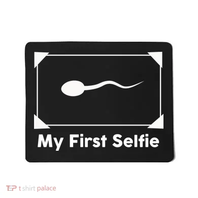 My First Selfie Funny Parody Mousepad