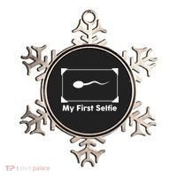 My First Selfie Funny Parody Ornament thumb 0