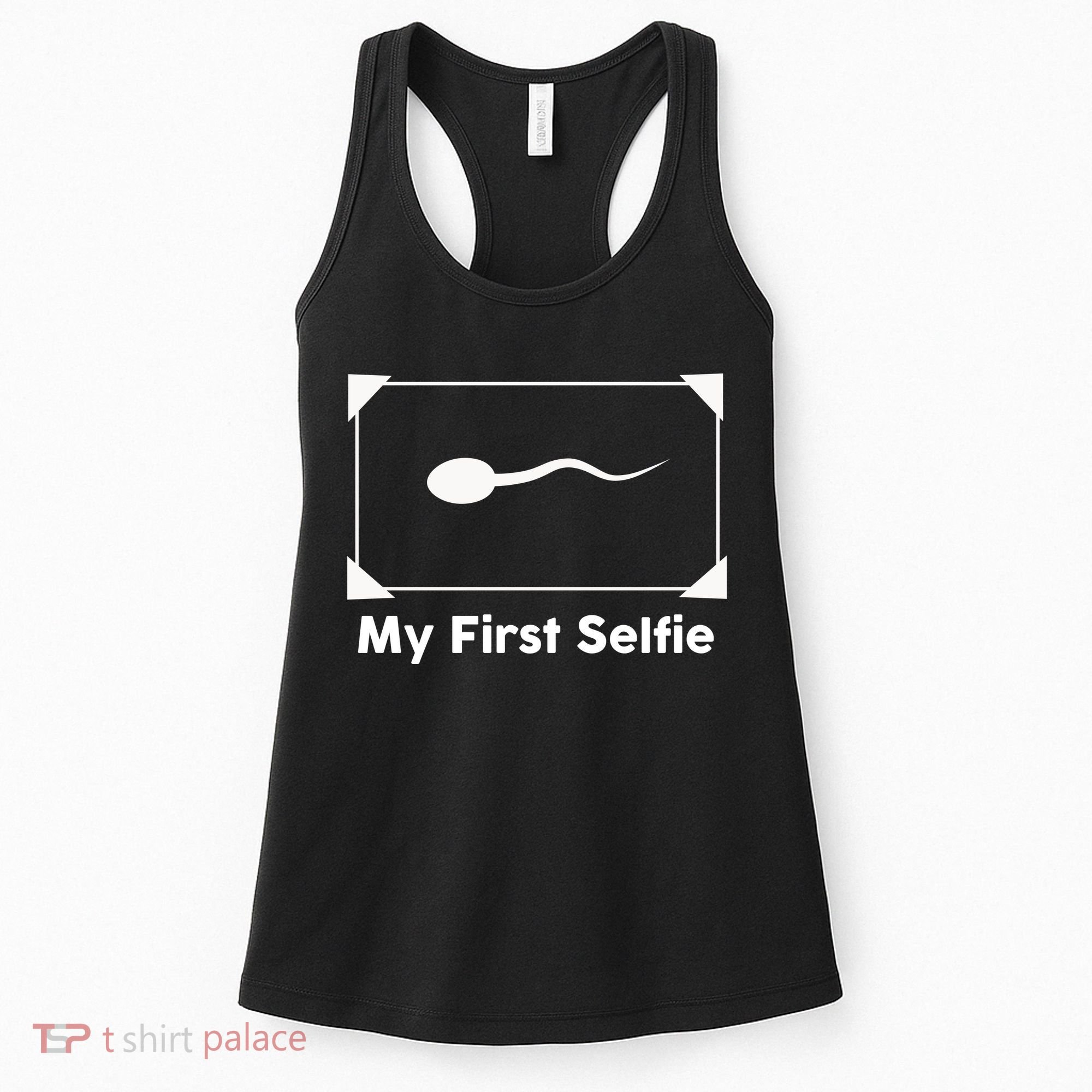 My First Selfie Funny Parody Women's Tank Top