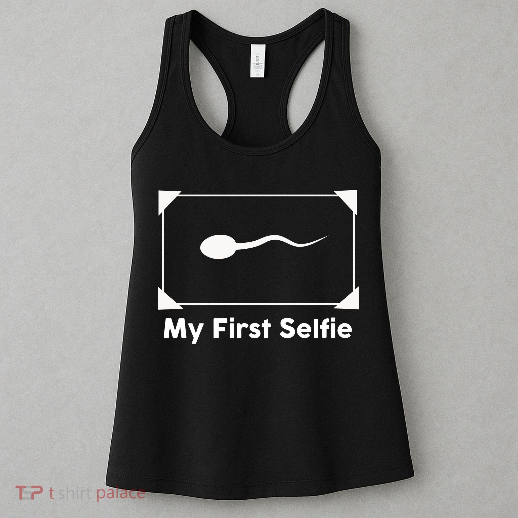 My First Selfie Funny Parody Women's Tank Top