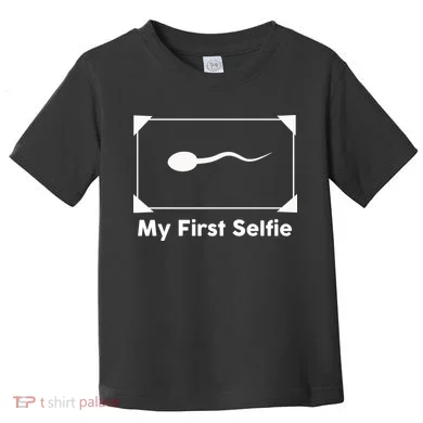 My First Selfie Funny Parody Toddler T-Shirt