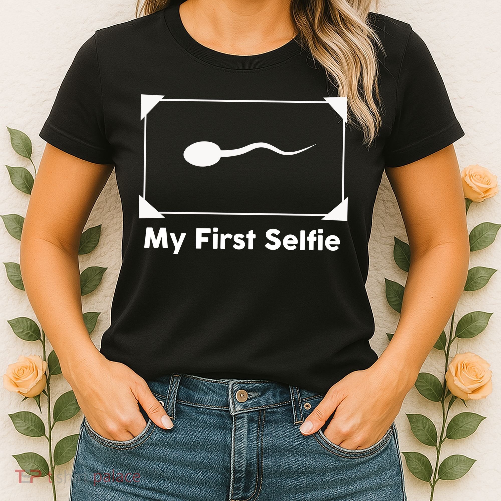 My First Selfie Funny Parody Women's T-Shirt