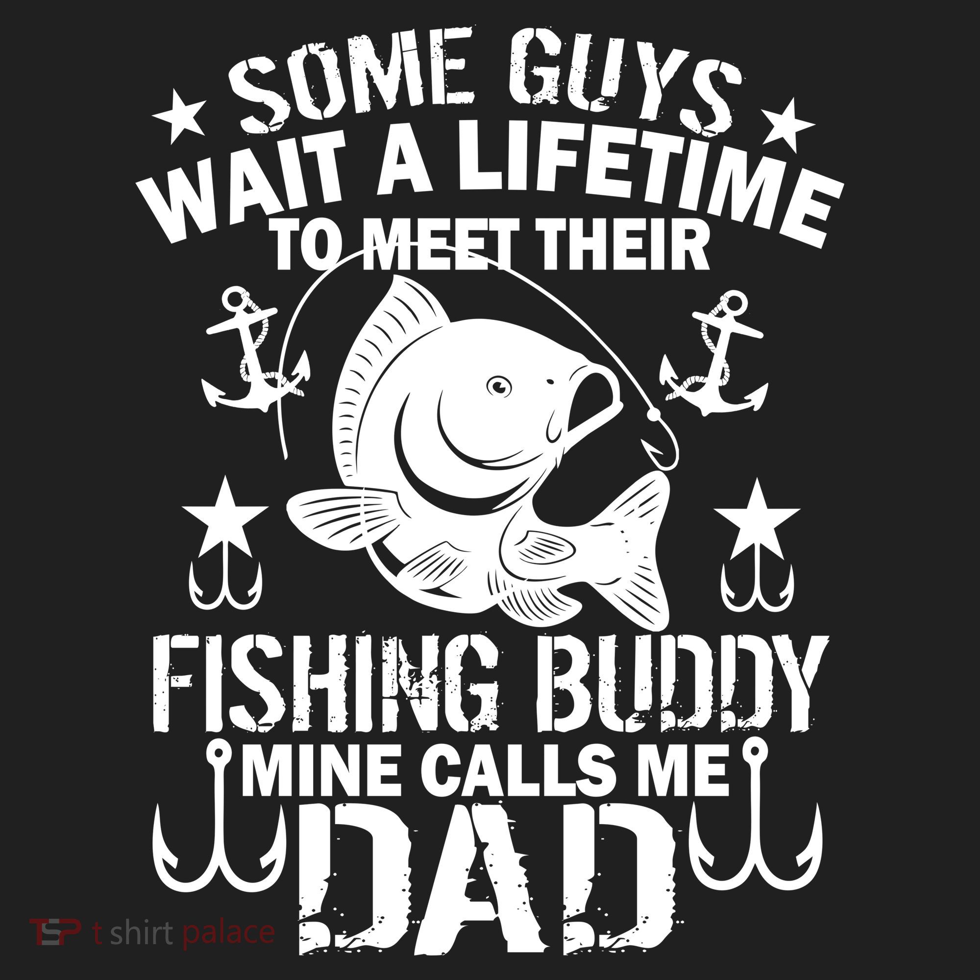 My Fishing Buddy Calls Me Dad Golf Towel