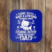 My Fishing Buddy Calls Me Dad Coaster thumb 0