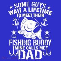 My Fishing Buddy Calls Me Dad Coaster thumb 2