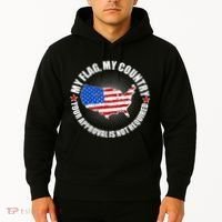 My Flag My Country Your Approval Is Not Required Hoodie thumb 2