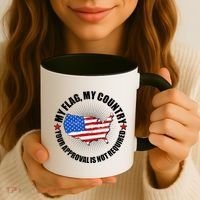 My Flag My Country Your Approval Is Not Required Coffee Mug thumb 3