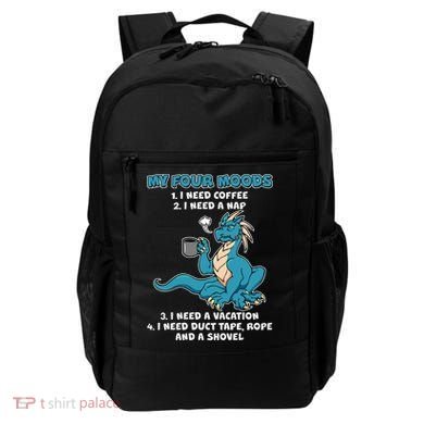 My Four Moods Cranky Coffee Dragon Backpack