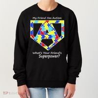 My Friend Has Autism What's Your Friend's Superpower? Women's Sweatshirt thumb 0