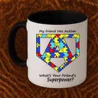 My Friend Has Autism What's Your Friend's Superpower? Coffee Mug thumb 2