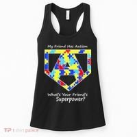 My Friend Has Autism What's Your Friend's Superpower? Women's Tank Top thumb 0