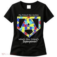 My Friend Has Autism What's Your Friend's Superpower? Women's T-Shirt thumb 0